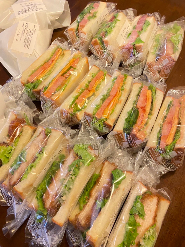 サンドイッチメニュー